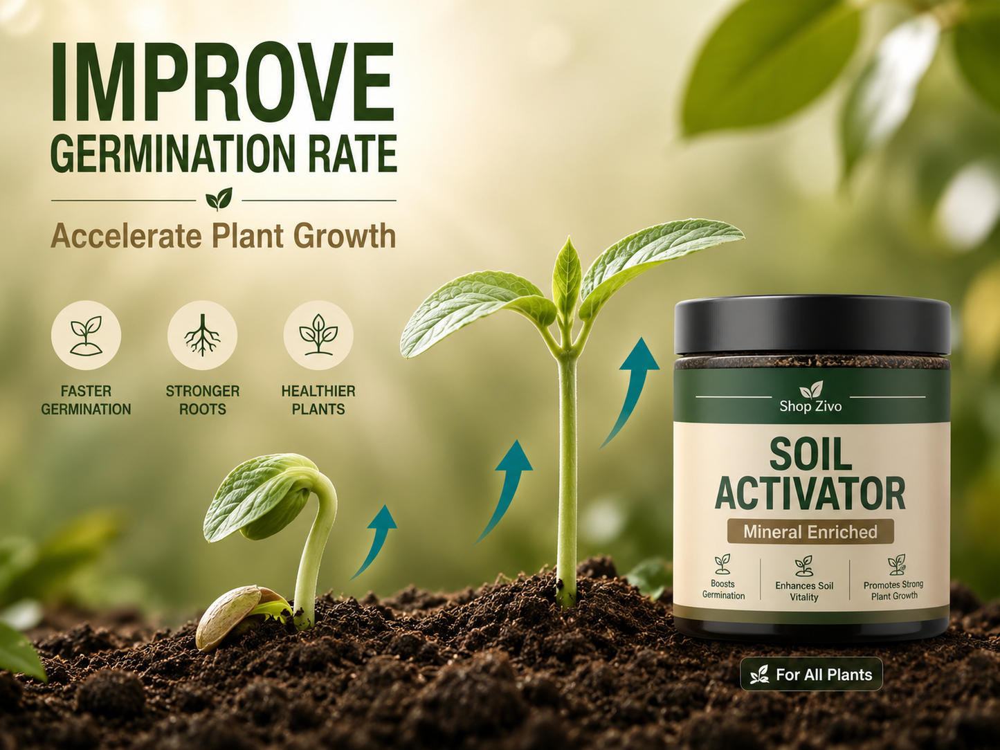 Shop Zivo Soil Activator – Premium Mineral Source for Strong Roots, Better Soil & Healthy Plant Growth