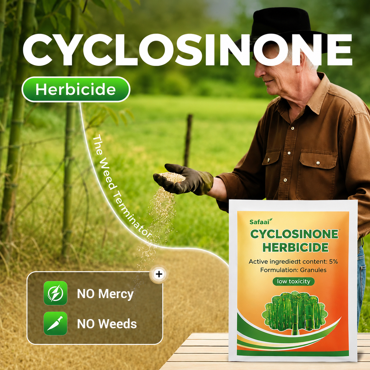 Safaai Cyclosinone Herbicide (Pack of 2)